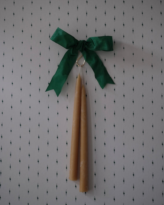 Lot de 2 bougies en cire d'abeille