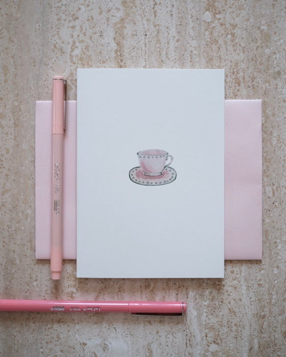 Carte postale - Tasse de thé