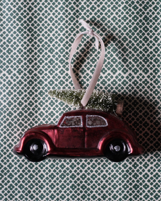 Ornement de Noël - Red Christmas car