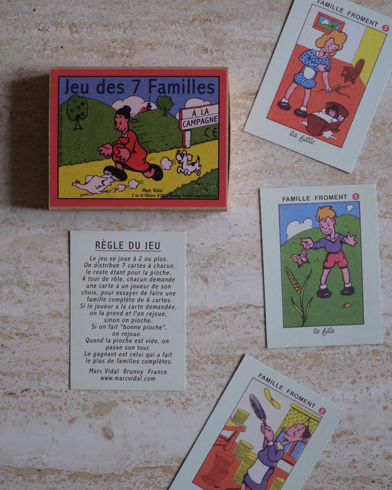 Jeu des 7 familles : Amusement et complicité en famille !– Cherished ...