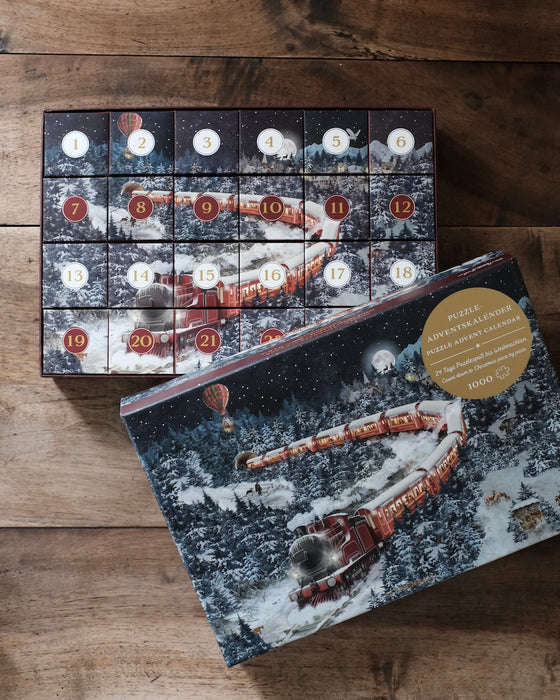 Puzzle Calendrier de l'avent - Le Pôle Express