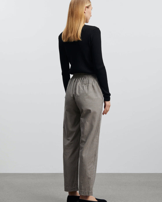 Skall Studio - Abby Pants - Beige&Grey mini check