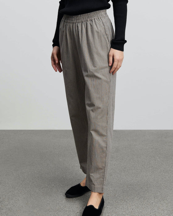 Skall Studio - Abby Pants - Beige&Grey mini check