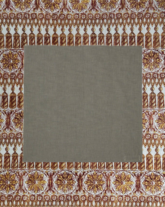 Skall Studio - Foulard 55x55cm - Beige/grey check