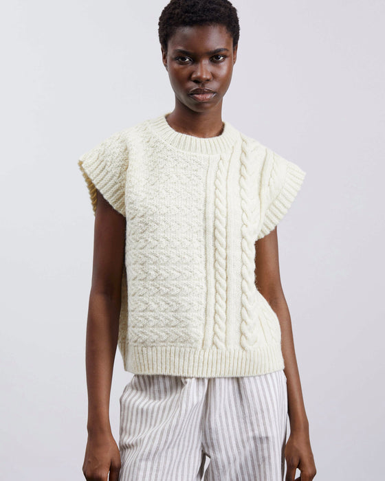 Skall Studio - Ingeborg Vest - Off White