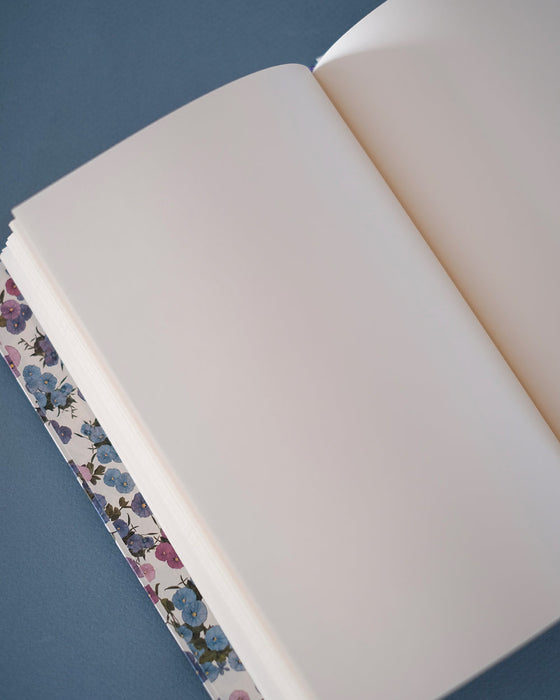 Carnet Fleurs bleues