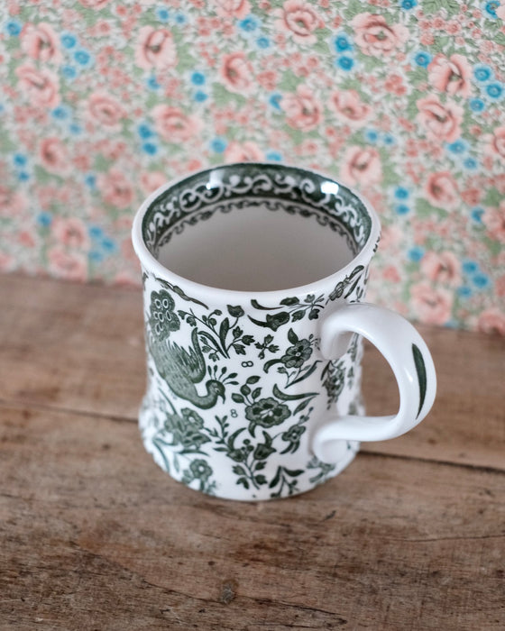Mug Green Regal Peacock Footed Mug - 300ml