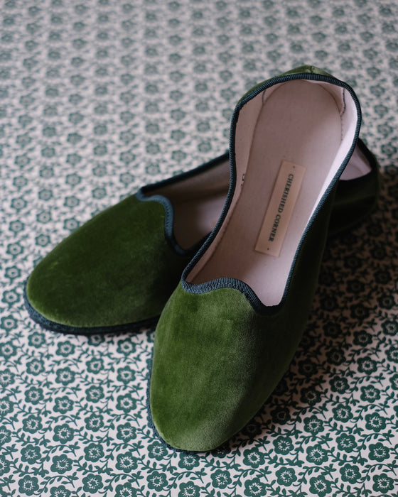 Souliers venitiens Friulane - Vert Gazon