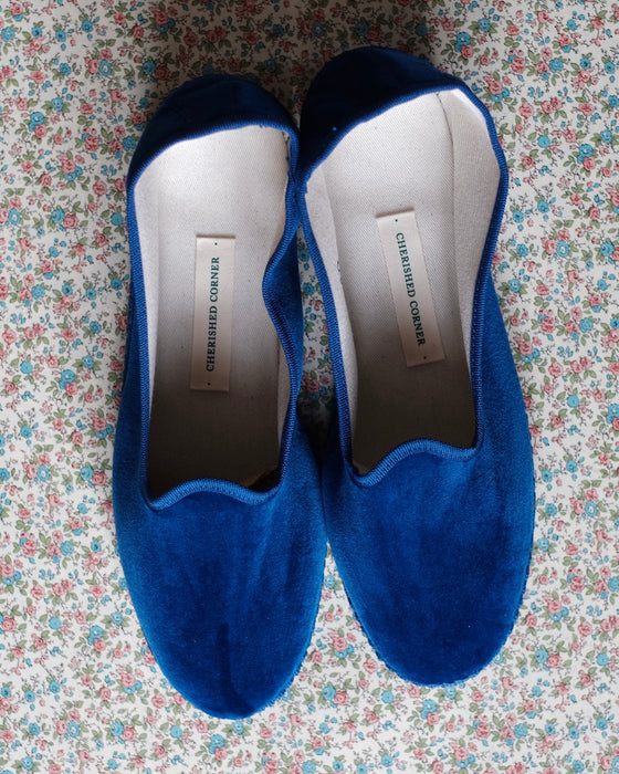 Souliers venitiens Friulane - Bleu lagon