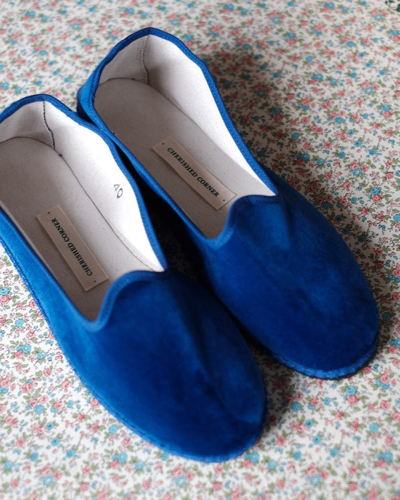 Souliers venitiens Friulane - Bleu lagon