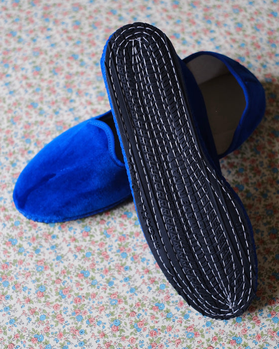 Souliers venitiens Friulane - Bleu lagon