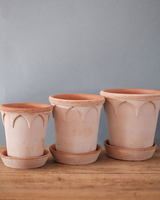 Pot en terre cuite Elizabeth - 14 cm