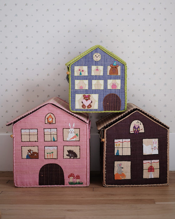 Maison en raphia Animaux