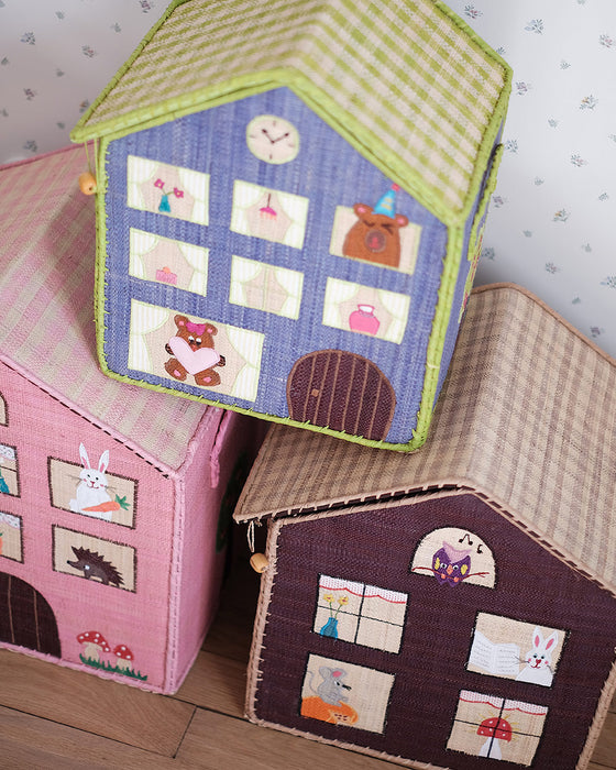 Maison en raphia Animaux