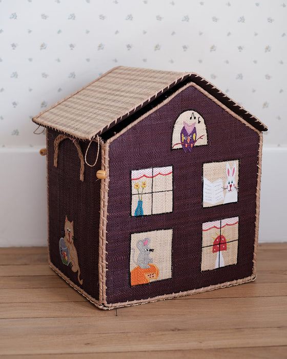 Maison en raphia Animaux