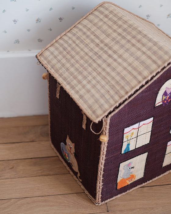 Maison en raphia Animaux