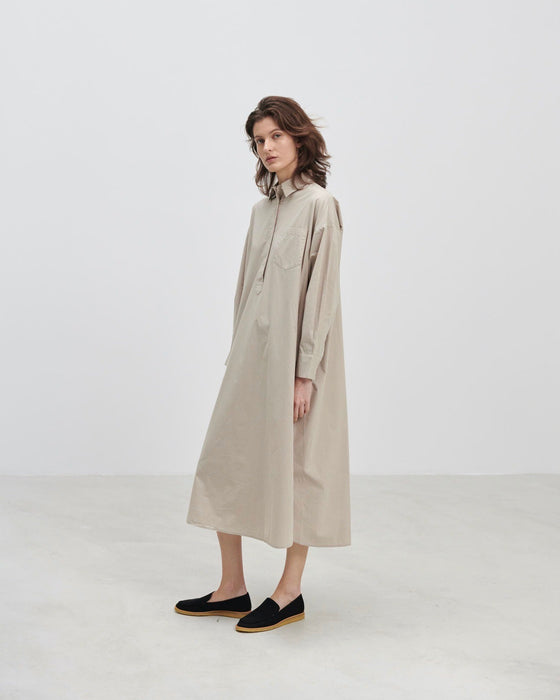 Skall Studio - Edgar Shirtdress - Light Grey